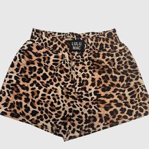 Leopard Print LuLu Mac Shorts